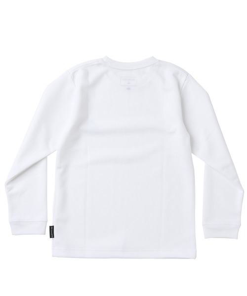 Quiksilver(クイックシルバー)の「MW LS YOUTH/クイックシルバーキッズ長袖ワンポイントロゴラッシュガード(水着)(ラッシュガード・キッズ・ブラック/ホワイト・160/150/140/130)」の4枚目の写真