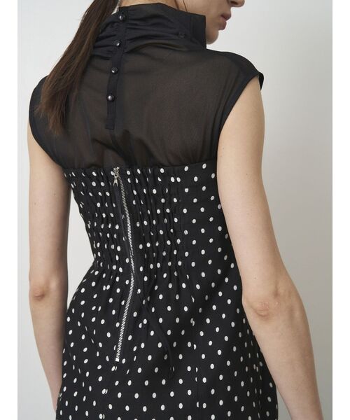 ELENDEEK（エレンディーク）の「シャイニーキャミセットシアーブラウス（シャツ/ブラウス・レディース・オフホワイト/ブラック/ラベンダー・FREE）」の22枚目の写真