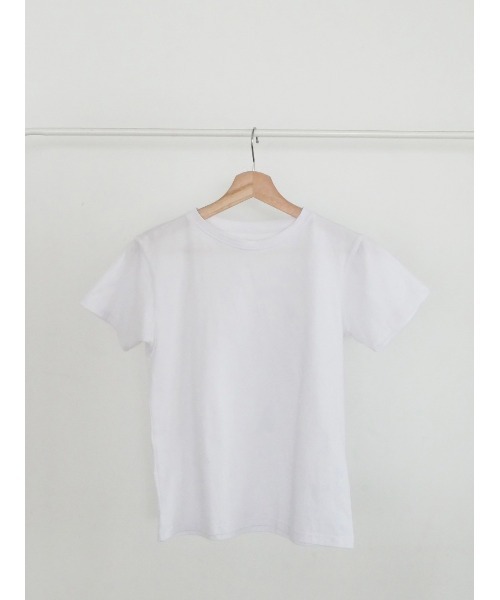 TRUNC（トランクエイティーエイト）の「Basic Crew Neck Tee（Tシャツ/カットソー・レディース・オフホワイト/ブラック・FREE）」の14枚目の写真