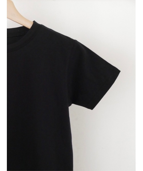 TRUNC（トランクエイティーエイト）の「Basic Crew Neck Tee（Tシャツ/カットソー・レディース・オフホワイト/ブラック・FREE）」の18枚目の写真