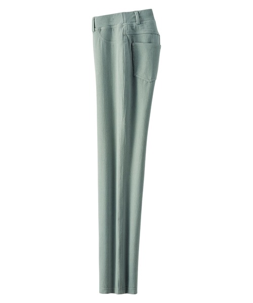 BELLUNA PLUS(ベルーナ)の「グーンと伸びる!フローズンパンツ60㎝(その他パンツ・レディース・インディゴブルー/モカ/ブラック/セージグリーン/ライトグレー系/ブルー・X-LARGE/LARGE/MEDIUM/SMALL)」の4枚目の写真