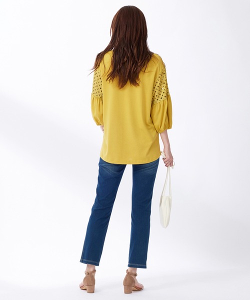 BELLUNA PLUS(ベルーナ)の「グーンと伸びる!フローズンパンツ60㎝(その他パンツ・レディース・インディゴブルー/モカ/ブラック/セージグリーン/ライトグレー系/ブルー・X-LARGE/LARGE/MEDIUM/SMALL)」の10枚目の写真
