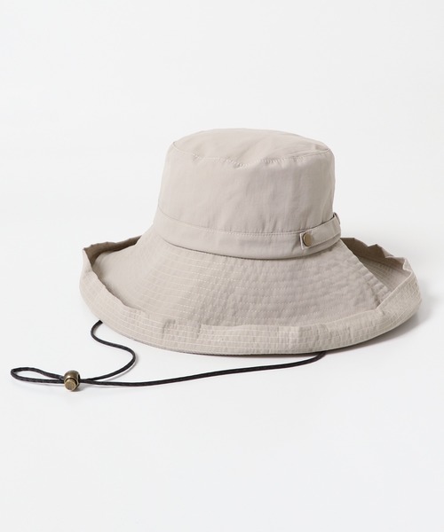 SENSE OF PLACE by URBAN RESEARCH（センスオブプレイスバイアーバンリサーチ）の「『WEB/一部店舗限定』ヒガサハット（ハット・レディース・ブラック/ライトベージュ/アイボリー・ONE）」の4枚目の写真