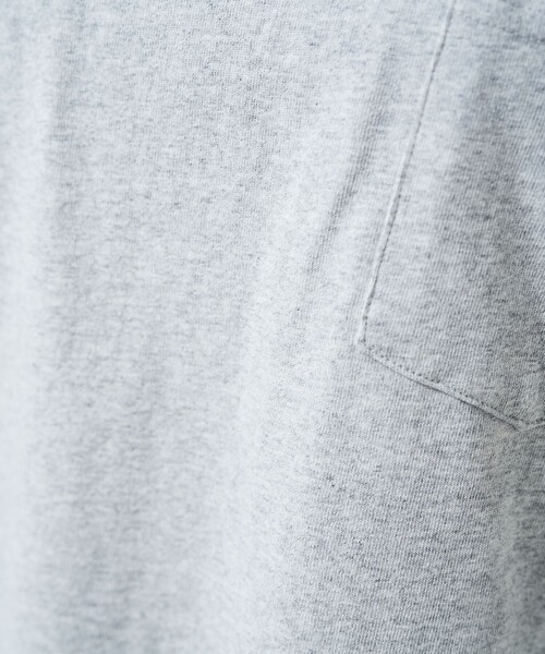 FREAK'S STORE（フリークスストア）の「限定展開　クロップド丈 ポケット 半袖 Tシャツ（Tシャツ/カットソー・レディース・ブラック/ブラウン/レッド/オフホワイト/ブルー/グレー/ナチュラル・ﾌﾘ-）」の13枚目の写真