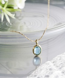itam（アイタム）の「【itam】アイタム/ NATURAL STONE オーバル ブラスネックレス 天然石シリーズ（ネックレス）」