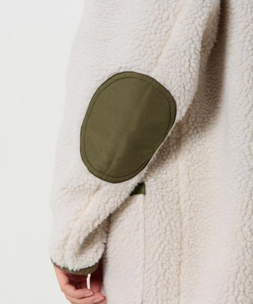 Another Edition（アナザーエディション）の「フェイクボアアーミーコート/ AEBC FAKE ﾎﾞｱ　ARMY CT（ミリタリージャケット・レディース・オフホワイト・MEDIUM/SMALL）」の12枚目の写真