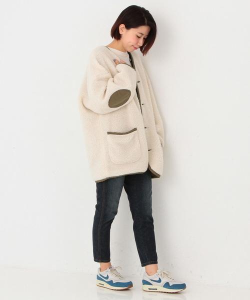 Another Edition（アナザーエディション）の「フェイクボアアーミーコート/ AEBC FAKE ﾎﾞｱ　ARMY CT（ミリタリージャケット・レディース・オフホワイト・MEDIUM/SMALL）」の7枚目の写真