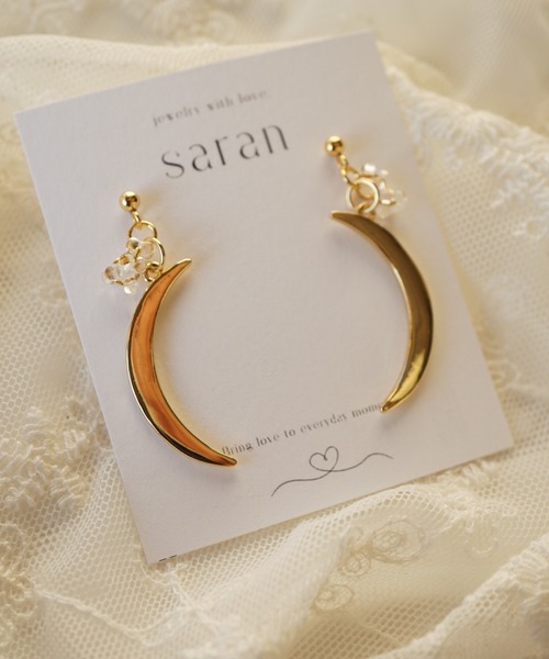 CERCA(チェルカ)の「saran jewelry/ユニーク デザイン ピアス(ピアス(両耳用)・レディース・A・FREE)」の1枚目の写真