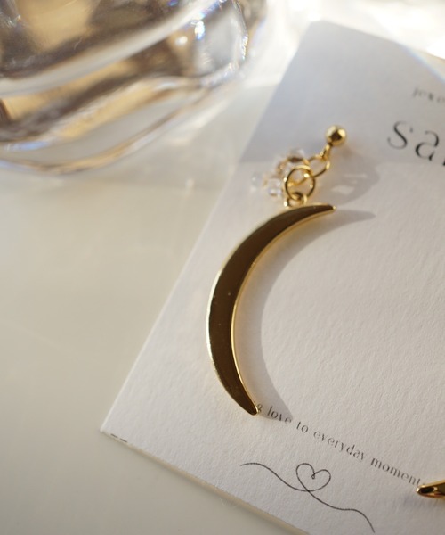 CERCA(チェルカ)の「saran jewelry/ユニーク デザイン ピアス(ピアス(両耳用)・レディース・A・FREE)」の2枚目の写真