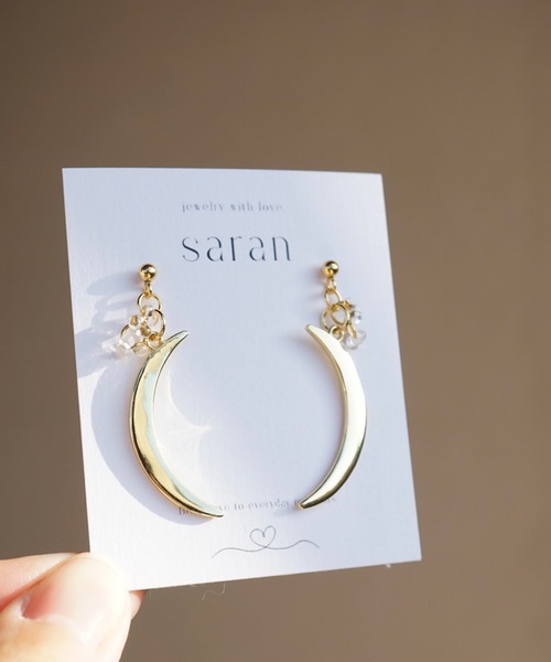 CERCA(チェルカ)の「saran jewelry/ユニーク デザイン ピアス(ピアス(両耳用)・レディース・A・FREE)」の3枚目の写真