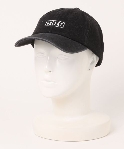 oblekt（オブレクト）の「OBLEKT LOGO CAP（キャップ・レディース・ブラック/ライトブルー/ダークブルー・FREE）」の2枚目の写真