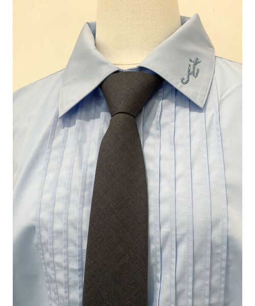 jouetie(ジュエティ)の「スライダーネクタイ(ネクタイ・レディース・ブラック/グレー・FREE)」の4枚目の写真