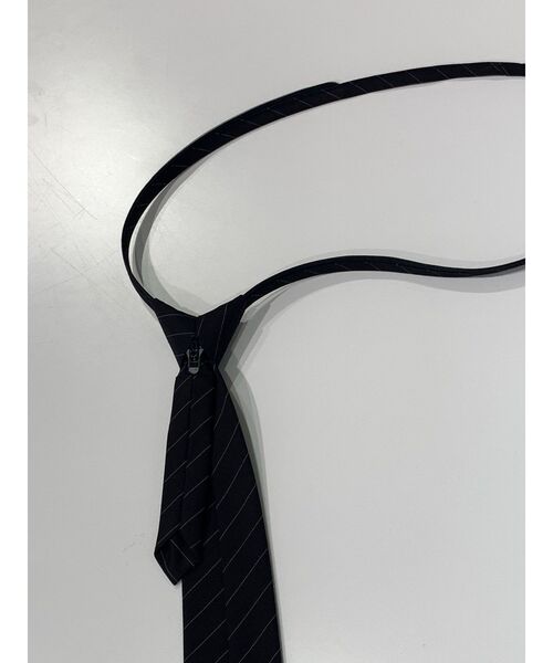 jouetie(ジュエティ)の「スライダーネクタイ(ネクタイ・レディース・ブラック/グレー・FREE)」の8枚目の写真