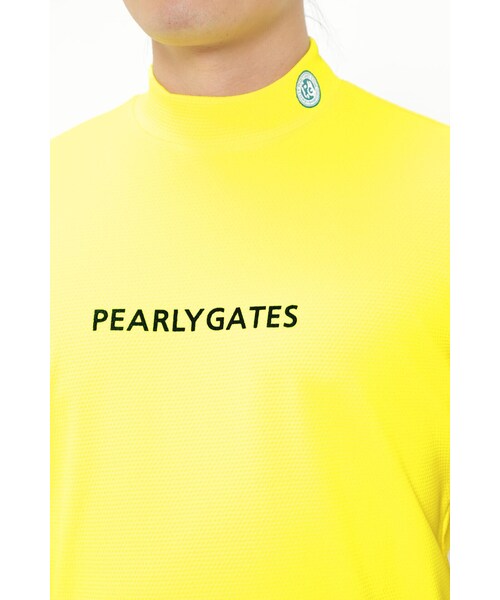 【PEARLY GATES】ストレッチドビー 半袖ハイネックカットソー