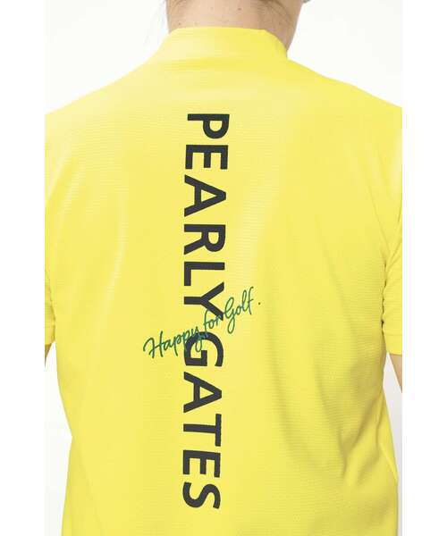【PEARLY GATES】ストレッチドビー 半袖ハイネックカットソー