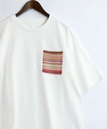 バルファスレースポケット クルーネック半袖Tシャツ【IR】 オーバーサイズ メンズ レディース