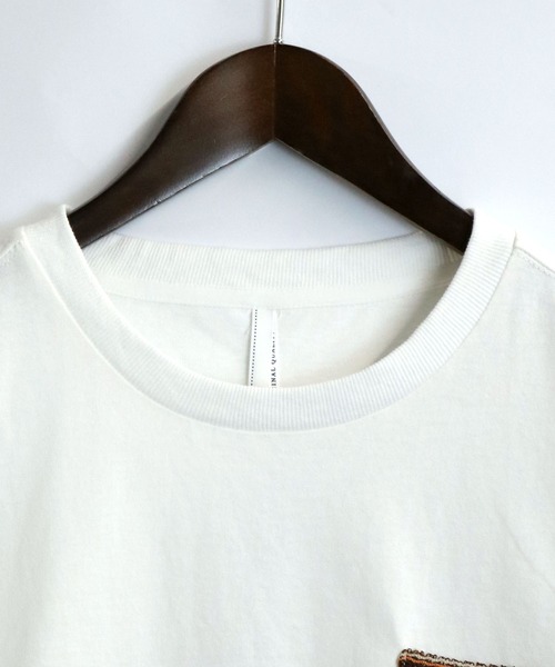 おしゃれスタ(オシャレスタ)の「バルファスレースポケット クルーネック半袖Tシャツ【IR】 オーバーサイズ メンズ レディース(Tシャツ/カットソー・メンズ・ホワイト/ブラック/チャコールグレー・XL/L/M)」の8枚目の写真
