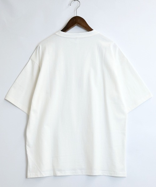 おしゃれスタ(オシャレスタ)の「バルファスレースポケット クルーネック半袖Tシャツ【IR】 オーバーサイズ メンズ レディース(Tシャツ/カットソー・メンズ・ホワイト/ブラック/チャコールグレー・XL/L/M)」の7枚目の写真