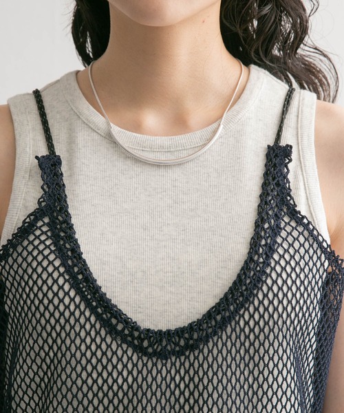 KBF（ケイビーエフ）の「Iラインメッシュワンピース（ワンピース・レディース・ネイビー/ボルドー・ONE）」の18枚目の写真