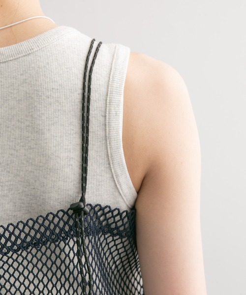 KBF（ケイビーエフ）の「Iラインメッシュワンピース（ワンピース・レディース・ネイビー/ボルドー・ONE）」の20枚目の写真