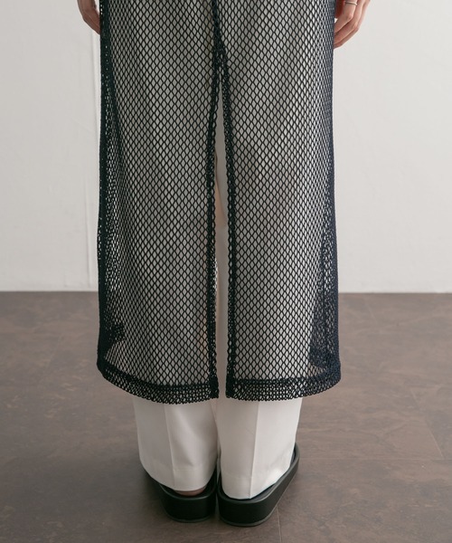 KBF（ケイビーエフ）の「Iラインメッシュワンピース（ワンピース・レディース・ネイビー/ボルドー・ONE）」の21枚目の写真