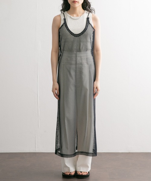 KBF（ケイビーエフ）の「Iラインメッシュワンピース（ワンピース・レディース・ネイビー/ボルドー・ONE）」の15枚目の写真