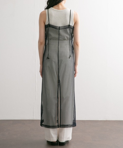 KBF（ケイビーエフ）の「Iラインメッシュワンピース（ワンピース・レディース・ネイビー/ボルドー・ONE）」の17枚目の写真