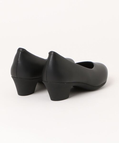 ALL DAY Walk(オールデイウォーク)の「ALL DAY Walk/4cm ヒール アーモンドトーパンプス(パンプス・レディース・ブラック・22.0cm/22.5cm/23.0cm/23.5cm/24.0cm/24.5cm/25.0cm/26.0cm)」の3枚目の写真