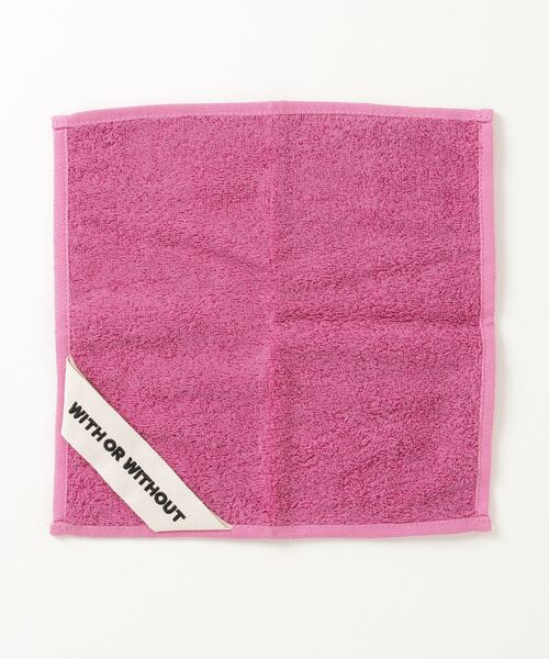 FREAK'S STORE(フリークスストア)の「WITH OR WITHOUT/ウィズ オア ウィズアウト Hand Towel/ハンド タオル(その他小物・メンズ・その他9/グリーン/ブルー/ピンク/グレー/その他13・フリ-)」の4枚目の写真