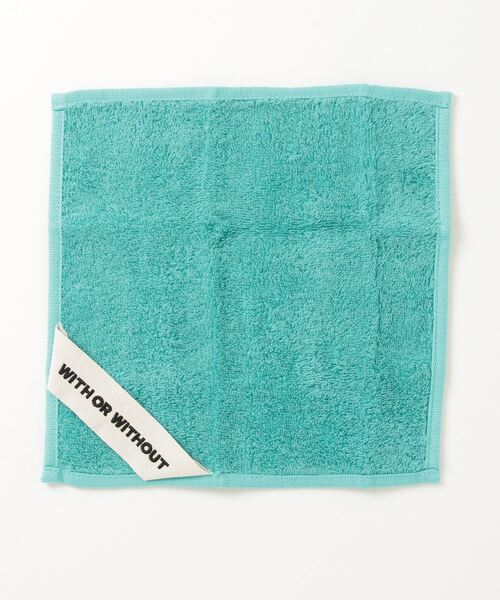 FREAK'S STORE(フリークスストア)の「WITH OR WITHOUT/ウィズ オア ウィズアウト Hand Towel/ハンド タオル(その他小物・メンズ・その他9/グリーン/ブルー/ピンク/グレー/その他13・フリ-)」の2枚目の写真