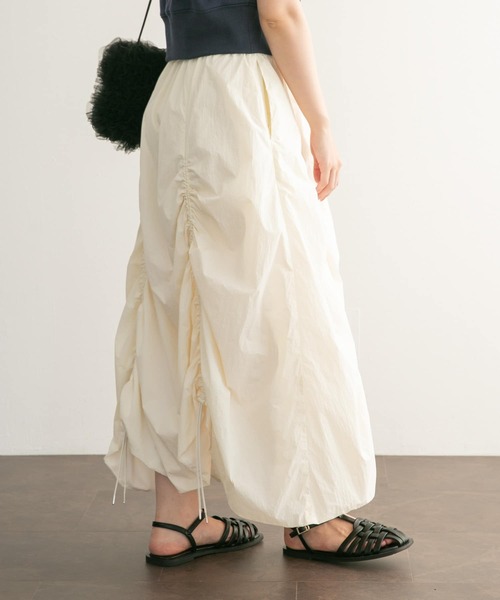 美品＊ハーベスティ 麻 リネン チェック ロングワンピース ベージュ ゆったり 美品＊ハーベスティ 麻 リネン チェック ロングワンピース ベージュ