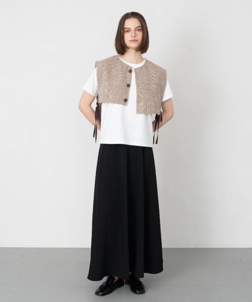 Formeque（フォルミーク）の「【Formeque】ロゴ刺繍Tシャツ（Tシャツ/カットソー・レディース・ホワイト/グリーン・FREE）」の14枚目の写真