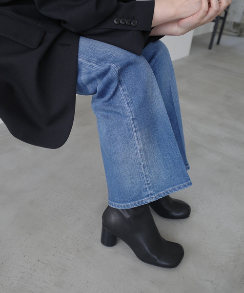 SLOBE スクエアトゥショートブーツ（ブーツ）｜SLOBE IENA