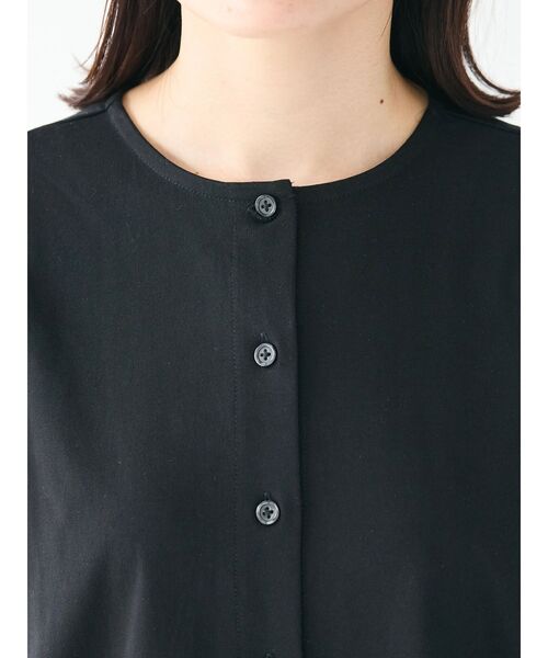 CRAFT STANDARD BOUTIQUE(クラフトスタンダードブティック)の「接触冷感/抗菌防臭/ 前後2WAY半袖ワンピース(ワンピース・レディース・ブラック/アイボリー/サックスブルー・FREE)」の21枚目の写真