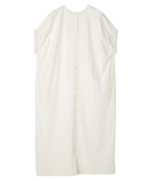 CRAFT STANDARD BOUTIQUE(クラフトスタンダードブティック)の「接触冷感/抗菌防臭/ 前後2WAY半袖ワンピース(ワンピース・レディース・ブラック/アイボリー/サックスブルー・FREE)」の6枚目の写真