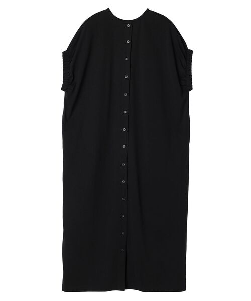 CRAFT STANDARD BOUTIQUE(クラフトスタンダードブティック)の「接触冷感/抗菌防臭/ 前後2WAY半袖ワンピース(ワンピース・レディース・ブラック/アイボリー/サックスブルー・FREE)」の5枚目の写真