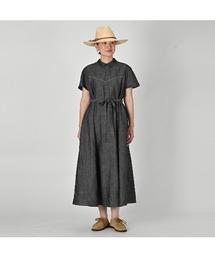 45R 綿麻ダンガリーのドレス　美品です⭐︎ 45R 綿麻ダンガリーのドレス 美品です⭐︎