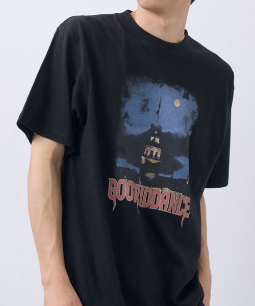 Good Riddance(グッドリダンス)の「【Goodriddance オリジナルデザイン】night town design tee(Tシャツ/カットソー・メンズ・ホワイト/ブラック/チャコール・L/M)」の6枚目の写真