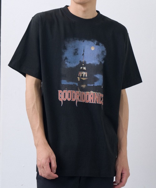 Good Riddance(グッドリダンス)の「【Goodriddance オリジナルデザイン】night town design tee(Tシャツ/カットソー・メンズ・ホワイト/ブラック/チャコール・L/M)」の7枚目の写真