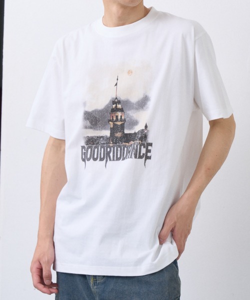 Good Riddance(グッドリダンス)の「【Goodriddance オリジナルデザイン】night town design tee(Tシャツ/カットソー・メンズ・ホワイト/ブラック/チャコール・L/M)」の10枚目の写真