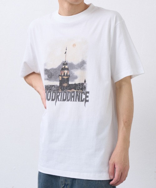 Good Riddance(グッドリダンス)の「【Goodriddance オリジナルデザイン】night town design tee(Tシャツ/カットソー・メンズ・ホワイト/ブラック/チャコール・L/M)」の13枚目の写真