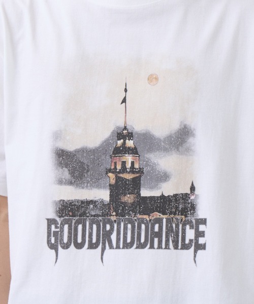 Good Riddance(グッドリダンス)の「【Goodriddance オリジナルデザイン】night town design tee(Tシャツ/カットソー・メンズ・ホワイト/ブラック/チャコール・L/M)」の9枚目の写真