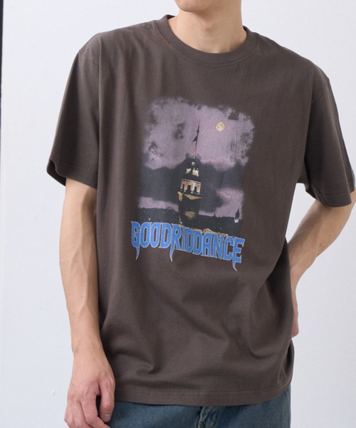 Good Riddance(グッドリダンス)の「【Goodriddance オリジナルデザイン】night town design tee(Tシャツ/カットソー・メンズ・ホワイト/ブラック/チャコール・L/M)」の15枚目の写真