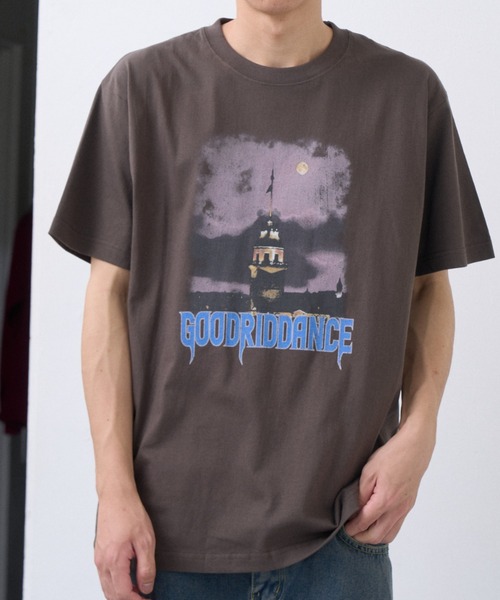 Good Riddance(グッドリダンス)の「【Goodriddance オリジナルデザイン】night town design tee(Tシャツ/カットソー・メンズ・ホワイト/ブラック/チャコール・L/M)」の16枚目の写真