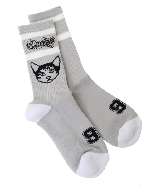 Candy Stripper（キャンディストリッパー）の「NUMBERING CATS RIB ソックス（ソックス/靴下・レディース・レッド/ブルー/グレー/ブラック・FREE）」の3枚目の写真