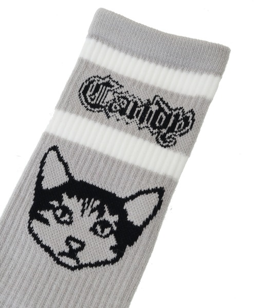 Candy Stripper（キャンディストリッパー）の「NUMBERING CATS RIB ソックス（ソックス/靴下・レディース・レッド/ブルー/グレー/ブラック・FREE）」の7枚目の写真