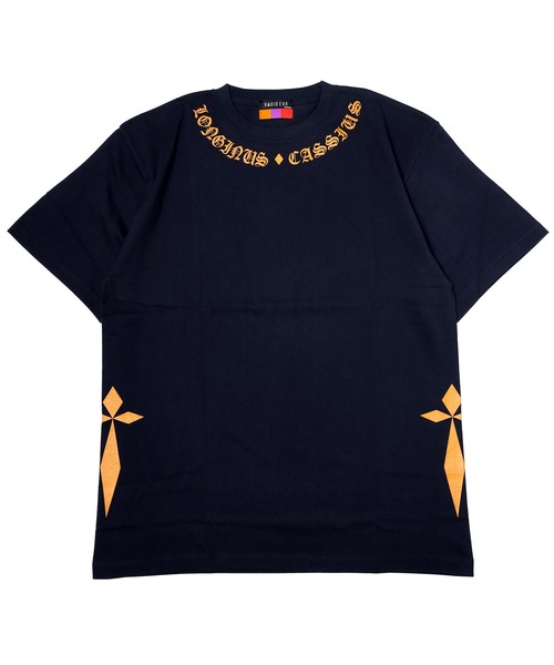 RADIO EVA A225 LONGINUS・CASSIUS BLACKLETTER T-Shirt（Tシャツ/カットソー）｜RADIO EVA（ラヂオエヴァ）