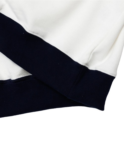 U.S. POLO ASSN.(ユーエスポロアッスン)の「Ada./U.S. POLO ASSN.ユーエスポロアッスン ラインデザインハーフジップスウェット(スウェット・レディース・オフホワイト/グレー/ブラック/ネイビー/レッド/ベージュ・M/L)」の16枚目の写真