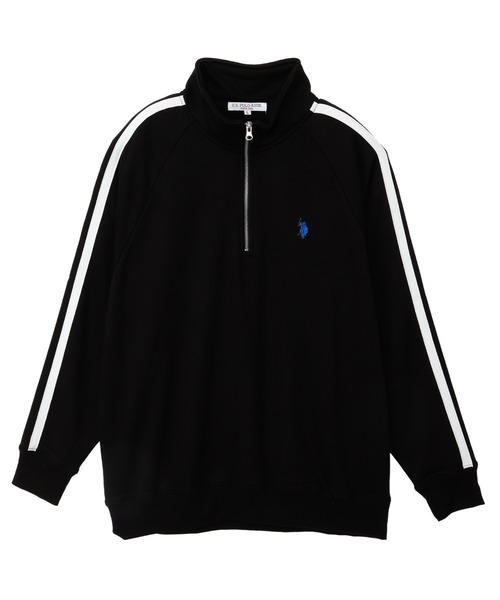 U.S. POLO ASSN.(ユーエスポロアッスン)の「Ada./U.S. POLO ASSN.ユーエスポロアッスン ラインデザインハーフジップスウェット(スウェット・レディース・オフホワイト/グレー/ブラック/ネイビー/レッド/ベージュ・M/L)」の10枚目の写真