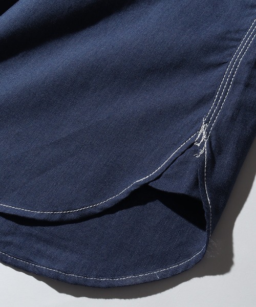 Dickies(ディッキーズ)の「【GENUINE DICKIES/ジェニュインディッキーズ】オックス 長袖 ワークシャツ(シャツ/ブラウス・メンズ・ネイビー/ホワイト/コバルトブルー/ブルー系その他・M/L/XL)」の6枚目の写真